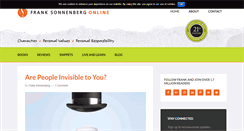 Desktop Screenshot of franksonnenbergonline.com
